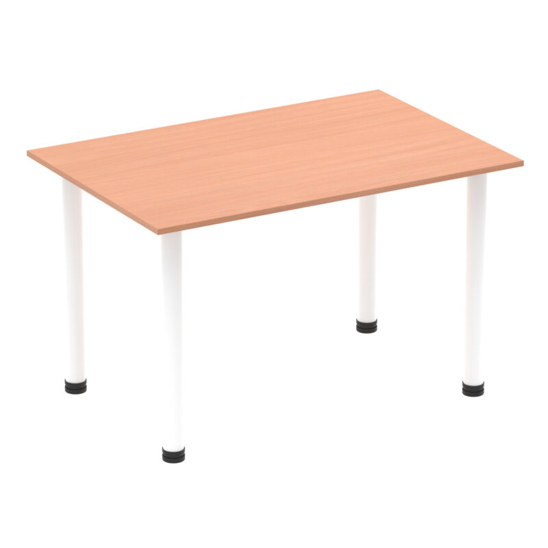 Pace 1200mm Straight Table With Post Leg - Image 5