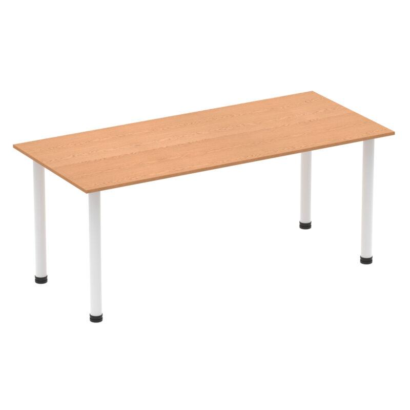 Pace 1800mm Straight Table With Post Leg - Image 20