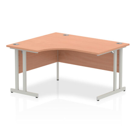 Pace 1400mm Left Crescent Desk Cantilever Leg