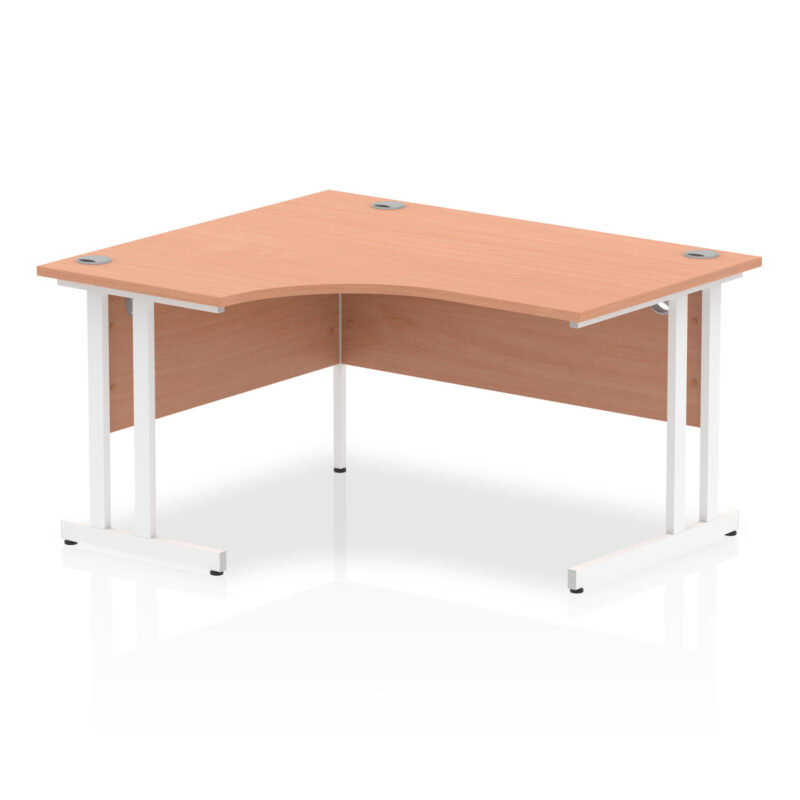 Pace 1400mm Left Crescent Desk Cantilever Leg - Image 2
