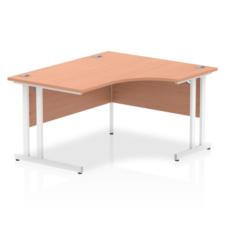 Pace 1400mm Right Crescent Desk Cantilever Leg - Image 2