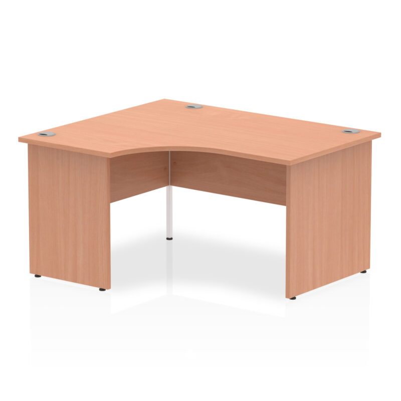 Pace 1400mm Left Crescent Desk Panel End Leg