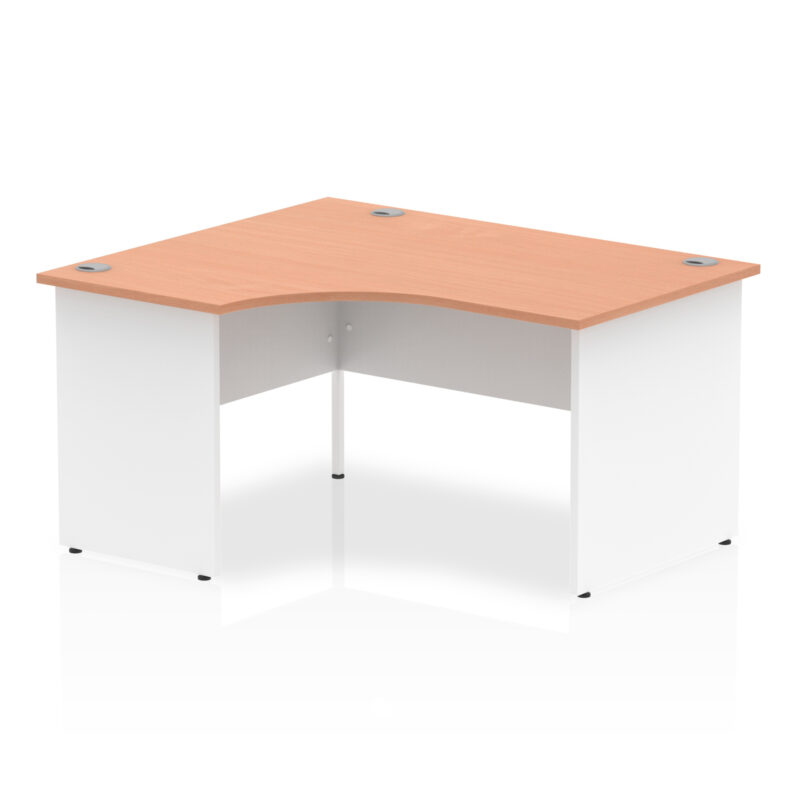 Pace 1400mm Left Crescent Desk Panel End Leg - Image 2