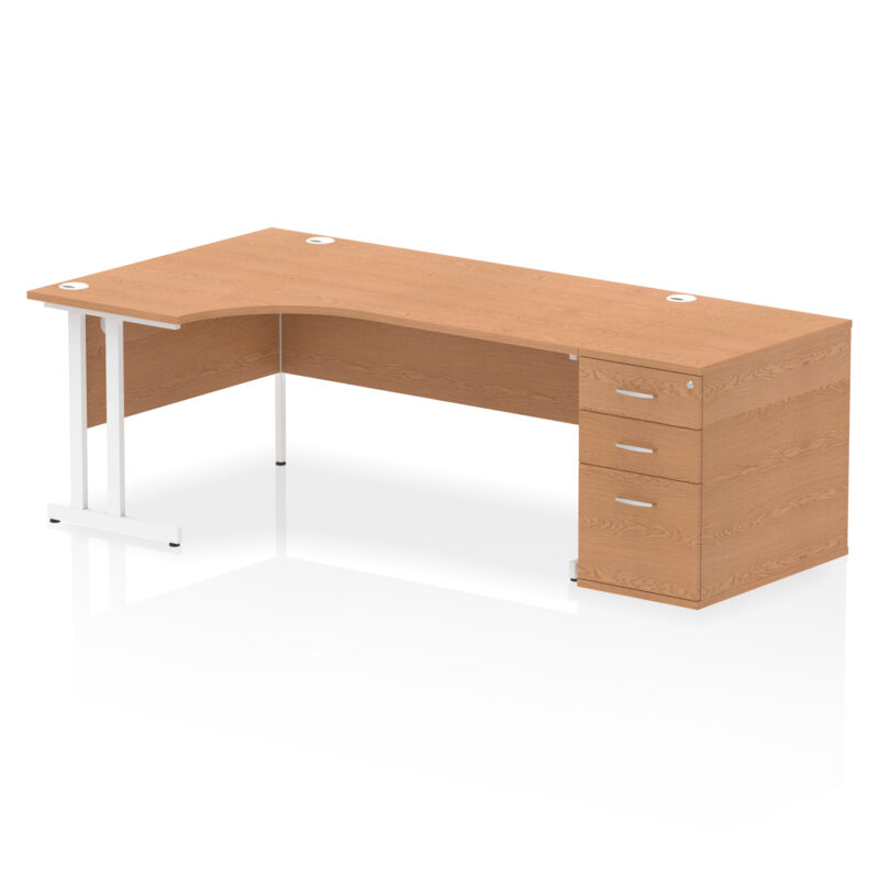 Pace 1800mm Cantilever Left Crescent Desk Workstation - Image 24