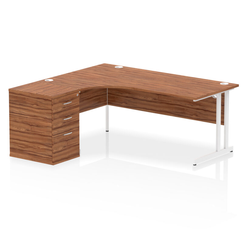 Pace 1800mm Cantilever Left Crescent Desk Workstation - Image 27