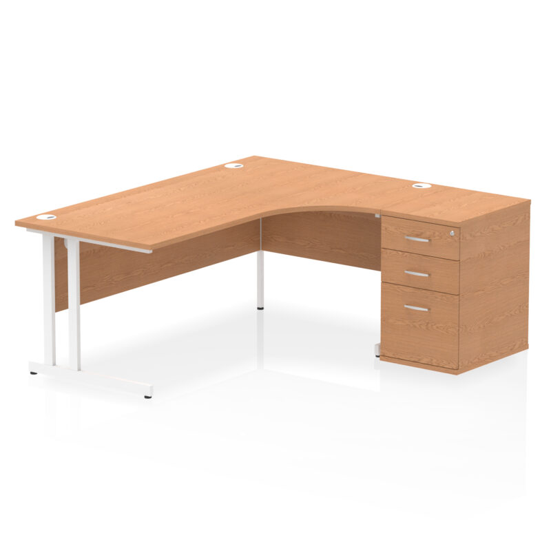Pace 1800mm Cantilever Right Crescent Desk Workstation - Image 21
