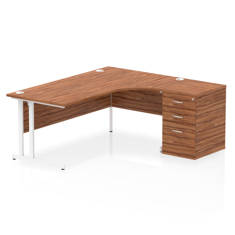 Pace 1800mm Cantilever Right Crescent Desk Workstation - Image 27