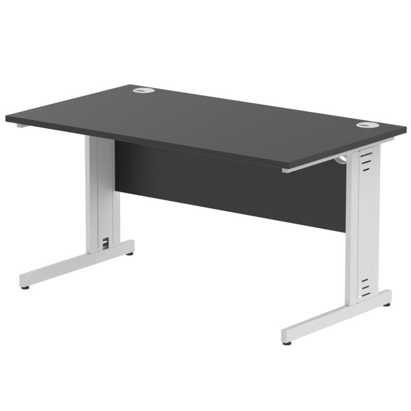 Pace 1400mm Straight Desk Cable Managed Leg - Image 97