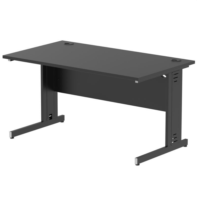 Pace 1400mm Straight Desk Cable Managed Leg - Image 99