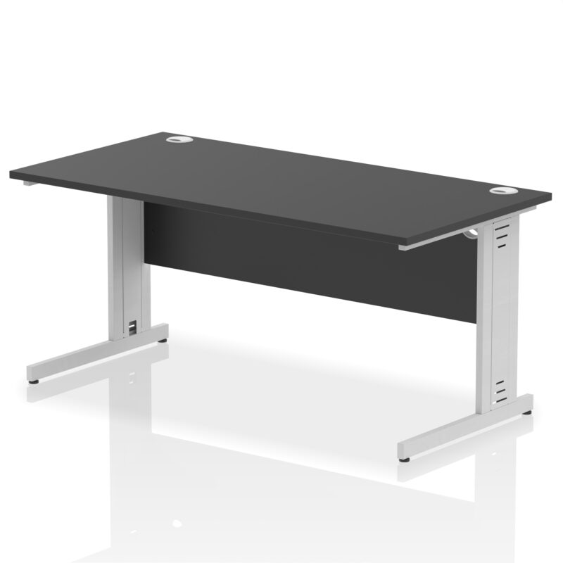 Pace 1600mm Straight Desk Cable Managed Leg - Image 97