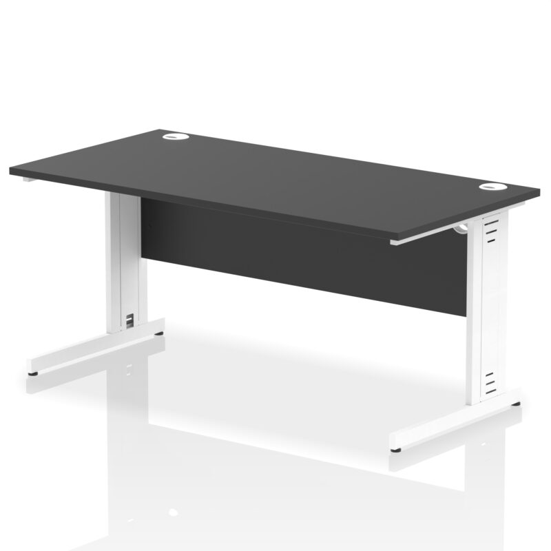 Pace 1600mm Straight Desk Cable Managed Leg - Image 98