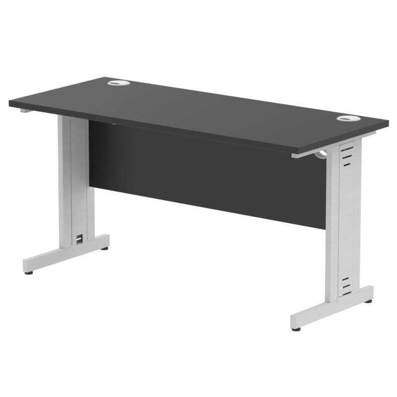 Pace 1400mm Slimline Desk Cable Managed Leg - Image 13