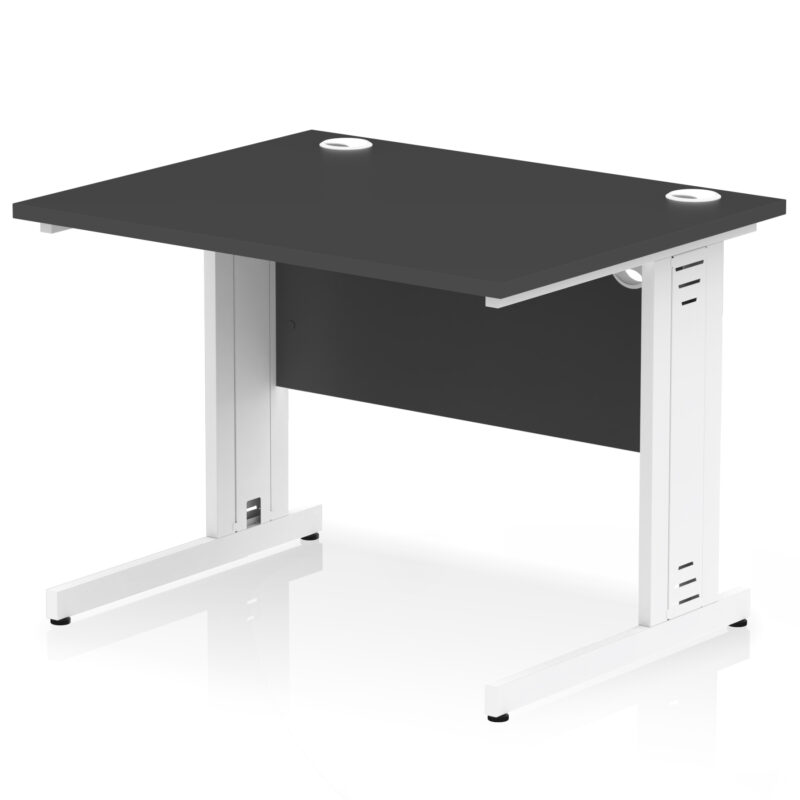 Pace 1000mm Straight Desk Cable Managed Leg - Image 98