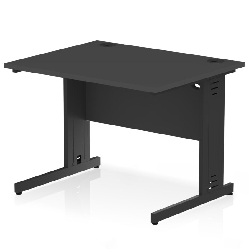 Pace 1000mm Straight Desk Cable Managed Leg - Image 100
