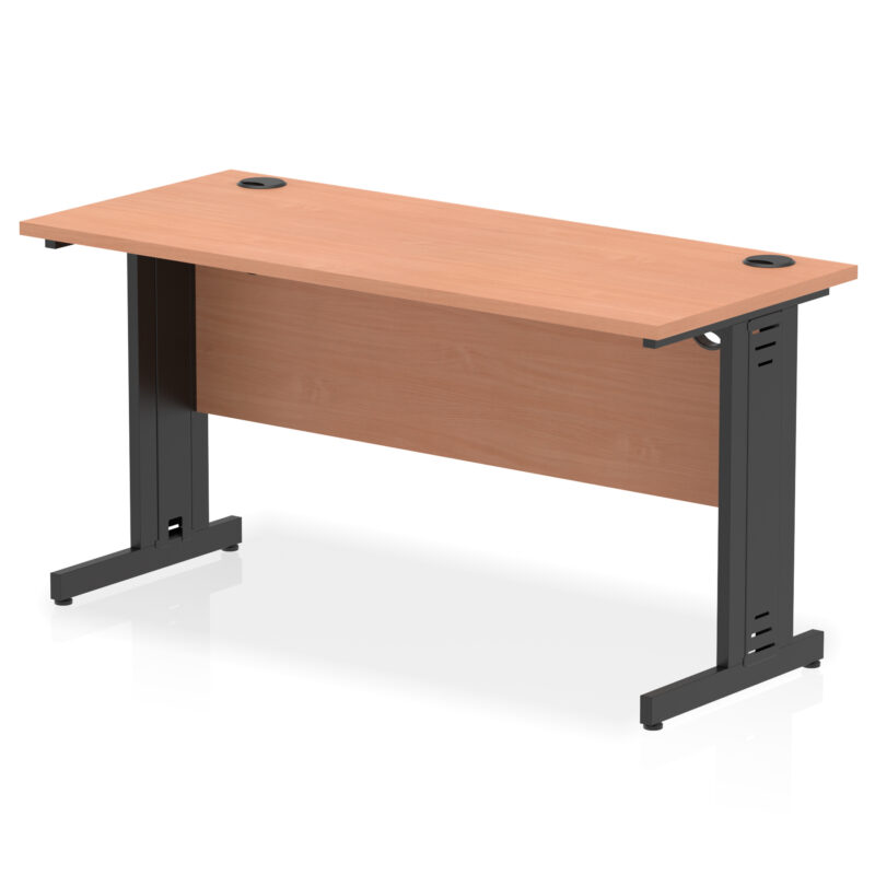 Pace 1400mm Slimline Desk Cable Managed Leg - Image 16