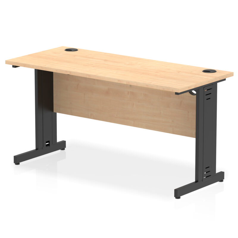 Pace 1400mm Slimline Desk Cable Managed Leg - Image 18