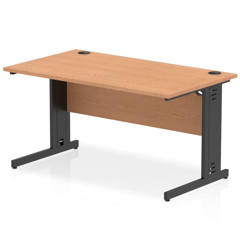 Pace 1400mm Straight Desk Cable Managed Leg - Image 103