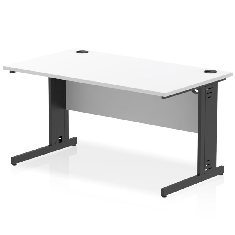 Pace 1400mm Straight Desk Cable Managed Leg - Image 105
