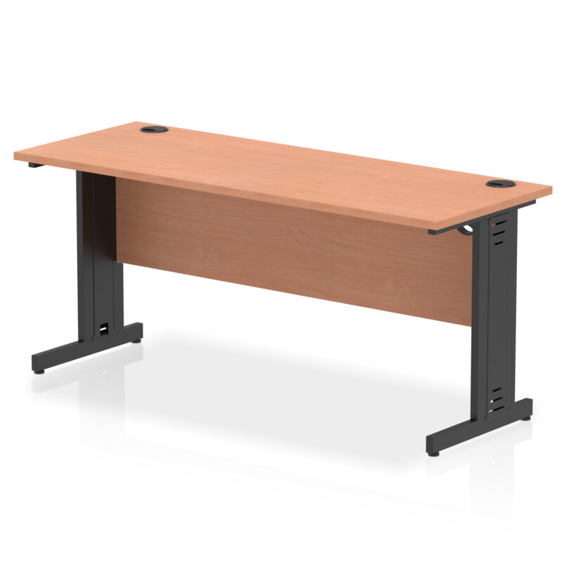 Pace 1600mm Slimline Desk Cable Managed Leg - Image 16