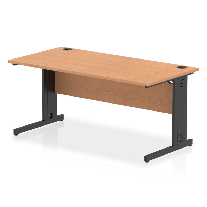 Pace 1600mm Straight Desk Cable Managed Leg - Image 103