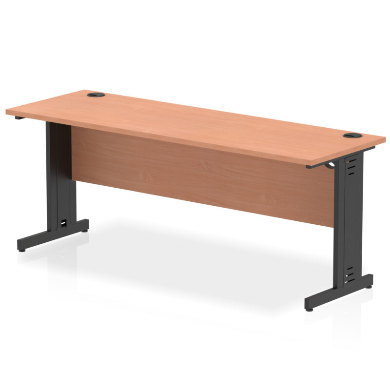 Pace 1800mm Slimline Desk Cable Managed Leg - Image 16