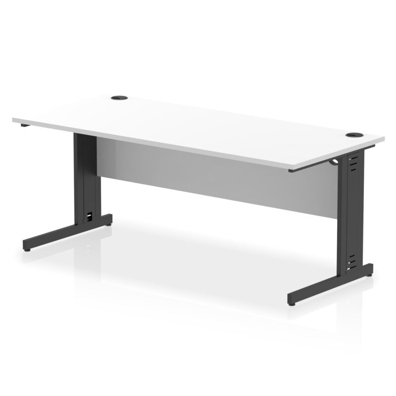 Pace 1800mm Straight Desk Cable Managed Leg - Image 105