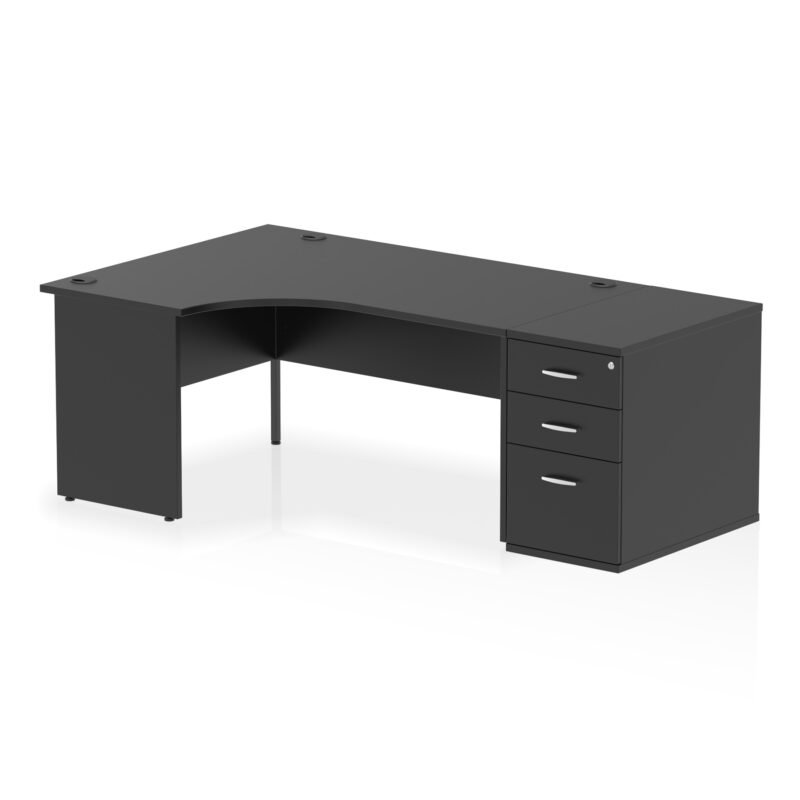 Pace Panel End Crescent Desk Workstation - Image 54