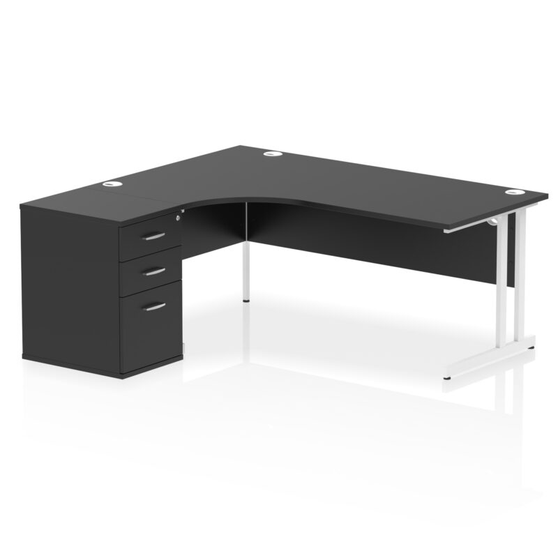 Pace 1800mm Cantilever Left Crescent Desk Workstation - Image 39