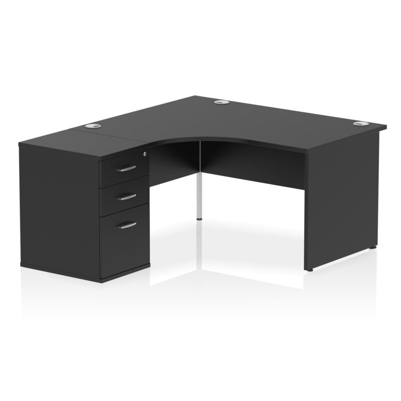 Pace Panel End Crescent Desk Workstation - Image 61