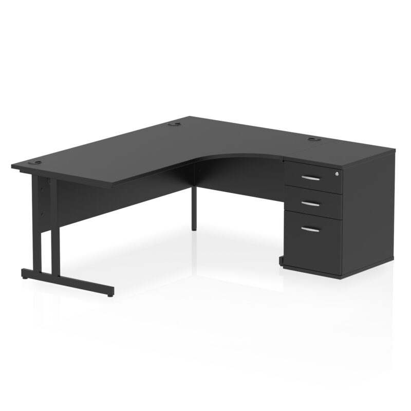 Pace 1800mm Cantilever Right Crescent Desk Workstation - Image 37