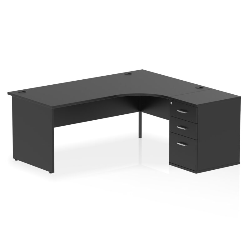 Pace Panel End Crescent Desk Workstation - Image 59