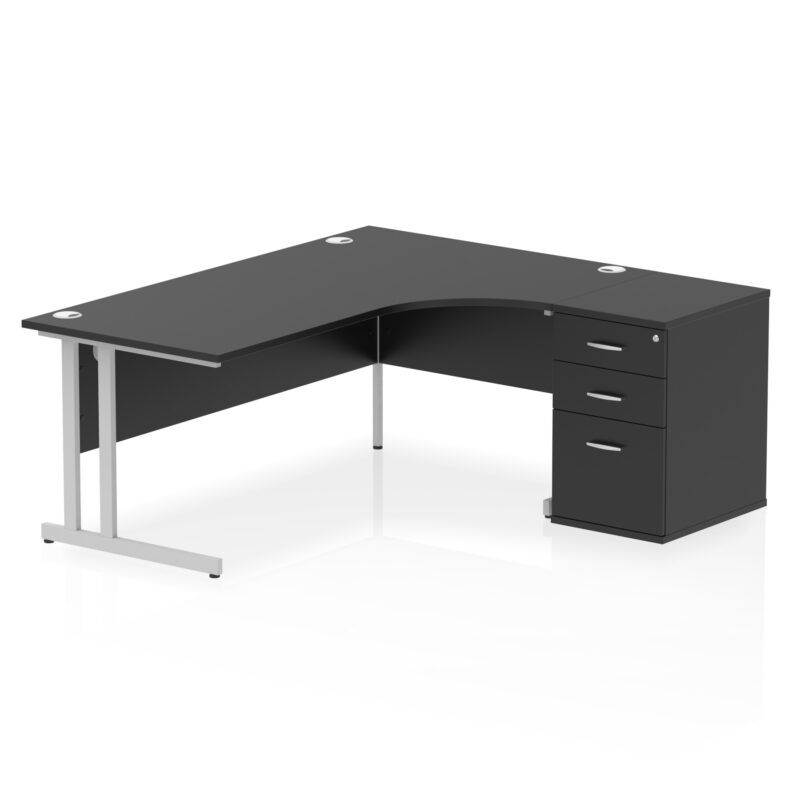 Pace 1800mm Cantilever Right Crescent Desk Workstation - Image 38