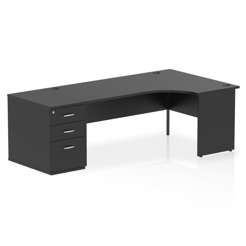 Pace Panel End Crescent Desk Workstation - Image 60