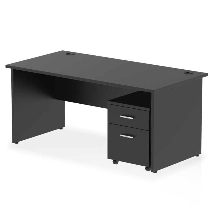 Pace Panel End Straight Desk With Mobile Pedestal - Image 53