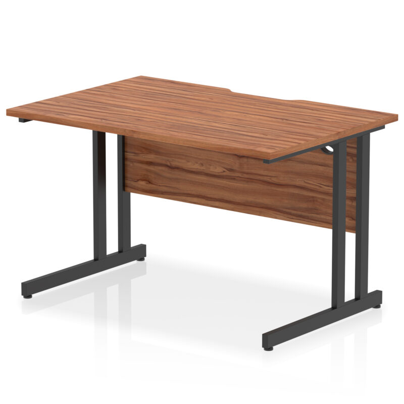 Pace Scalloped Edge 1200mm Straight Desk Cantilever Leg - Image 14