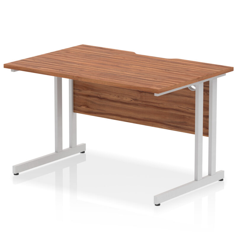 Pace Scalloped Edge 1200mm Straight Desk Cantilever Leg - Image 15