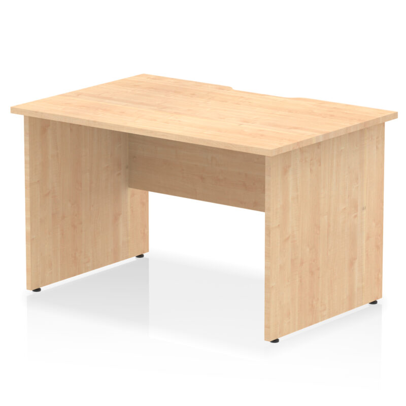 Pace Scalloped Edge 1200mm Straight Desk Panel End Leg - Image 4