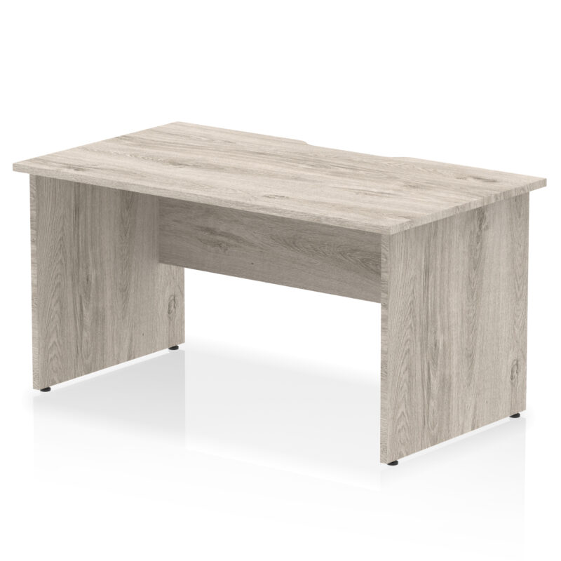 Pace Scalloped Edge 1400mm Straight Desk Panel End Leg - Image 3