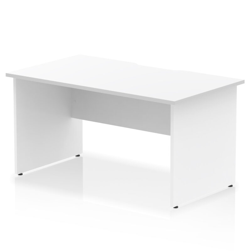 Pace Scalloped Edge 1400mm Straight Desk Panel End Leg - Image 7