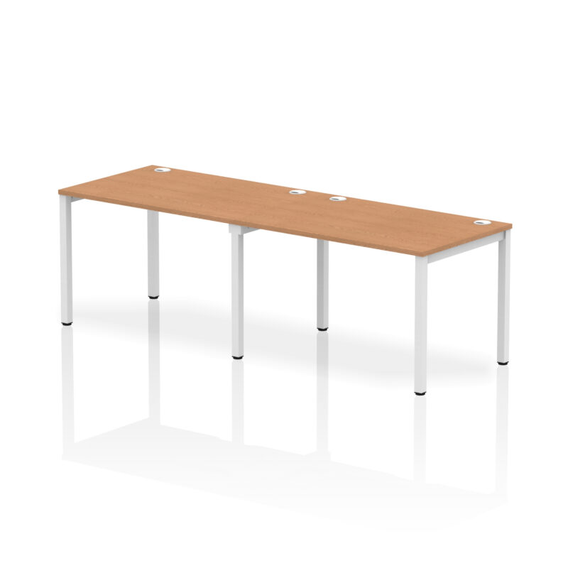 Pace Single Row Bench Desk - 2 Person - Image 8