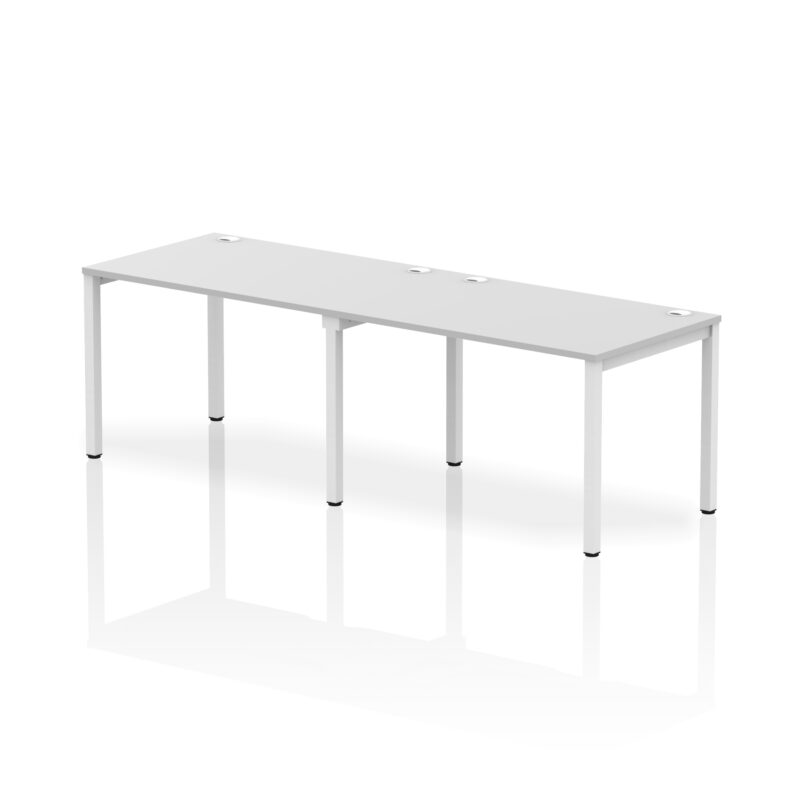 Pace Single Row Bench Desk - 2 Person - Image 12