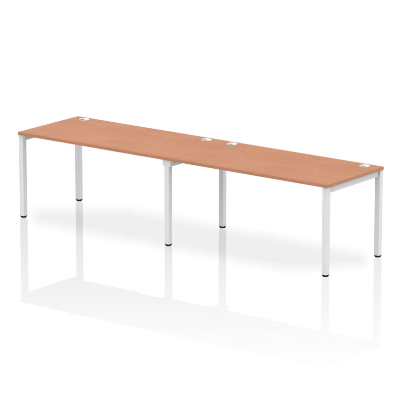 Pace Single Row Bench Desk - 2 Person - Image 26