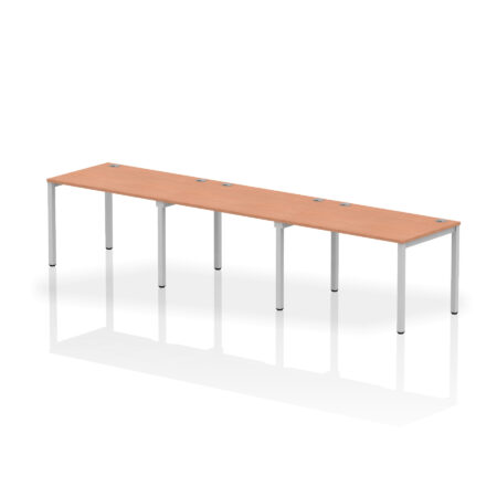 Pace Single Row Bench Desk - 3 Person