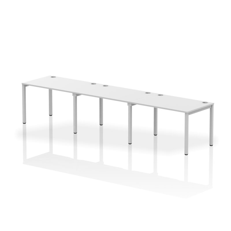 Pace Single Row Bench Desk - 3 Person - Image 11