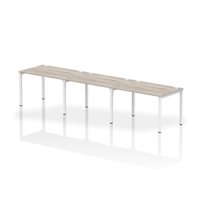 Pace Single Row Bench Desk - 3 Person - Image 4
