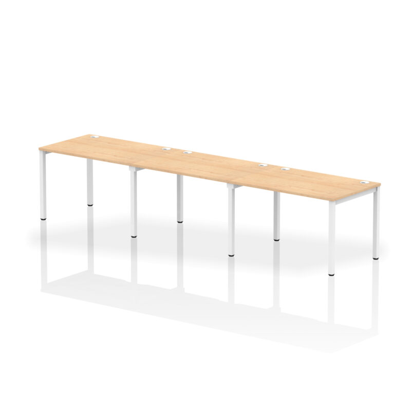 Pace Single Row Bench Desk - 3 Person - Image 6