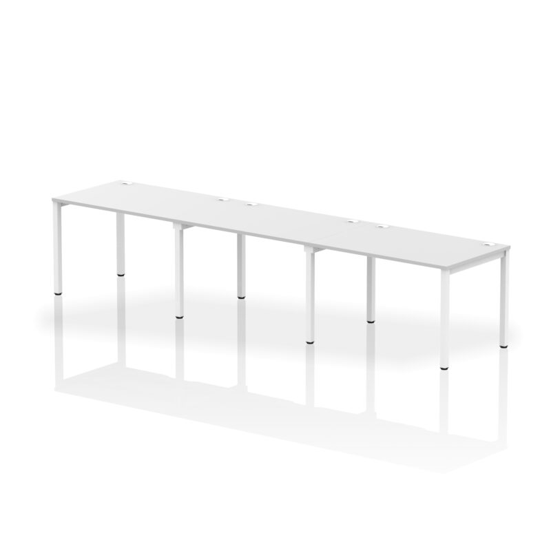 Pace Single Row Bench Desk - 3 Person - Image 12