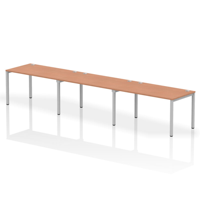 Pace Single Row Bench Desk - 3 Person - Image 13