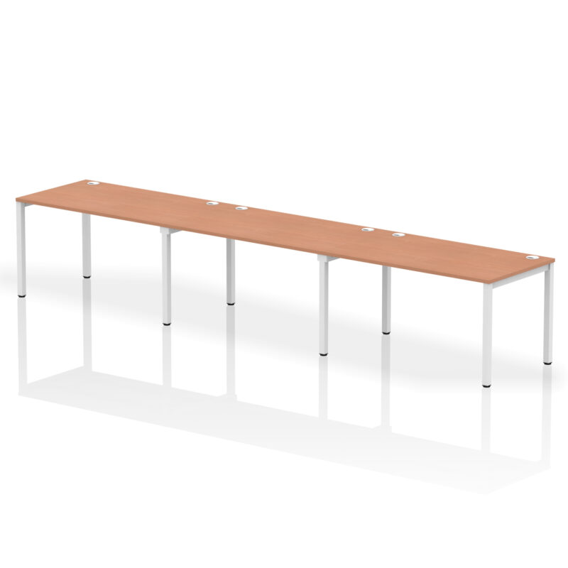Pace Single Row Bench Desk - 3 Person - Image 14