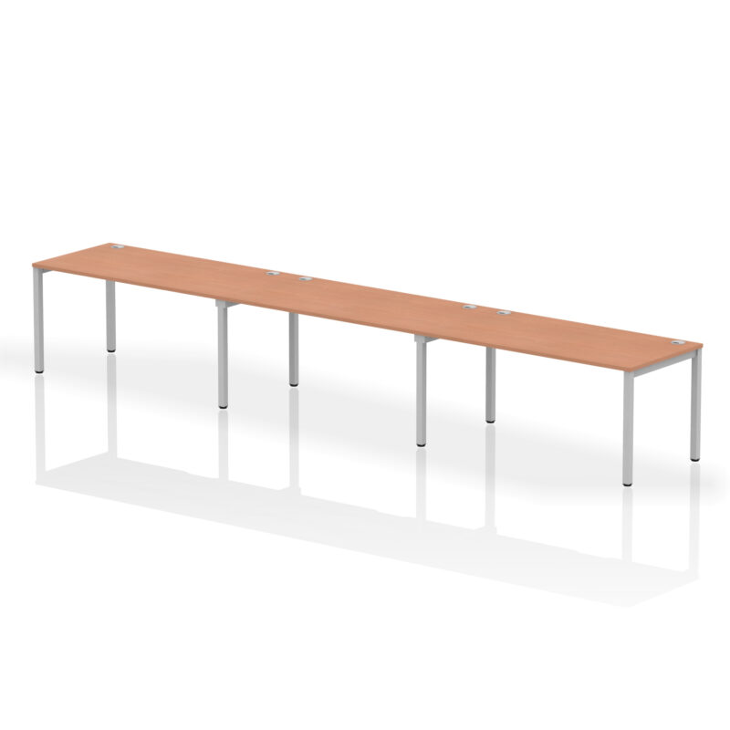 Pace Single Row Bench Desk - 3 Person - Image 25